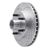 R1 Concepts 1988-1994 Chevrolet C1500 Front Left Drilled & Slotted Silver Brake Rotor by R1 Concepts 631-48010L