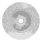 R1 Concepts 1988-1994 Chevrolet C1500 Front Right Drilled & Slotted Silver Brake Rotor by R1 Concepts 631-48010R