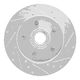 R1 Concepts 1988-1994 Chevrolet C1500 Front Right Drilled & Slotted Silver Brake Rotor by R1 Concepts 631-48010R