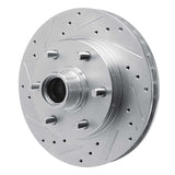 R1 Concepts 1988-1996 Chevrolet C2500 Front Left Drilled & Slotted Silver Brake Rotor by R1 Concepts 631-48011L