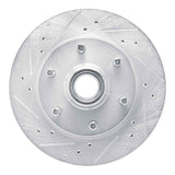 R1 Concepts 1988-1996 Chevrolet C2500 Front Left Drilled & Slotted Silver Brake Rotor by R1 Concepts 631-48011L