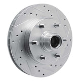 R1 Concepts 1988-1996 Chevrolet C2500 Front Right Drilled & Slotted Silver Brake Rotor by R1 Concepts 631-48011R