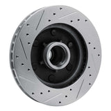 R1 Concepts 1988-1996 Chevrolet C2500 Front Right Drilled & Slotted Silver Brake Rotor by R1 Concepts 631-48011R