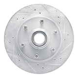 R1 Concepts 1988-1996 Chevrolet C2500 Front Right Drilled & Slotted Silver Brake Rotor by R1 Concepts 631-48011R