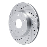 R1 Concepts 1988-1989 Chevrolet C3500 Front Left Drilled & Slotted Silver Brake Rotor by R1 Concepts 631-48012L
