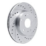 R1 Concepts 1988-1989 Chevrolet C3500 Front Right Drilled & Slotted Silver Brake Rotor by R1 Concepts 631-48012R