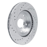 R1 Concepts 1988-1989 Chevrolet C3500 Front Right Drilled & Slotted Silver Brake Rotor by R1 Concepts 631-48012R