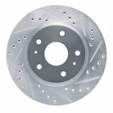 R1 Concepts 1988-1989 Chevrolet C3500 Front Right Drilled & Slotted Silver Brake Rotor by R1 Concepts 631-48012R