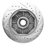 R1 Concepts 1988-1996 Chevrolet C2500 Front Left Drilled & Slotted Silver Brake Rotor by R1 Concepts RNC-631-48013L