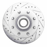 R1 Concepts 1988-1996 Chevrolet C2500 Front Left Drilled & Slotted Silver Brake Rotor by R1 Concepts RNC-631-48013L