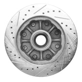 R1 Concepts 1988-1996 Chevrolet C3500 Front Right Drilled & Slotted Silver Brake Rotor by R1 Concepts 631-48013R