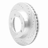 R1 Concepts 1976-1996 Chevrolet C3500HD Front Right Drilled & Slotted Silver Brake Rotor by R1 Concepts 631-48014R