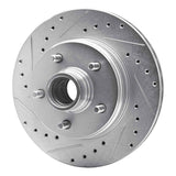 R1 Concepts 1990-2002 Chevrolet Astro Front Left Drilled & Slotted Silver Brake Rotor by R1 Concepts 631-48015L