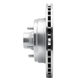 R1 Concepts 1990-2002 Chevrolet Astro Front Left Drilled & Slotted Silver Brake Rotor by R1 Concepts 631-48015L
