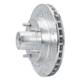 R1 Concepts 1991-2003 Chevrolet S10 Blazer Front Left Drilled & Slotted Silver Brake Rotor by R1 Concepts 631-48016L