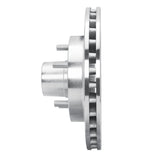 R1 Concepts 1991-2003 Chevrolet S10 Blazer Front Left Drilled & Slotted Silver Brake Rotor by R1 Concepts 631-48016L