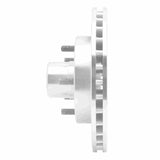 R1 Concepts 1991-2003 Chevrolet S10 Front Right Drilled & Slotted Silver Brake Rotor by R1 Concepts 631-48016R