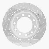 R1 Concepts 1990-2006 Chevrolet C3500HD Front Left/Rear Left Drilled & Slotted Silver Brake Rotor by R1 Concepts 631-48017L