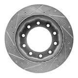 R1 Concepts 1990-2006 Chevrolet C3500HD Rear Right/Front Right Drilled & Slotted Silver Brake Rotor by R1 Concepts 631-48017R