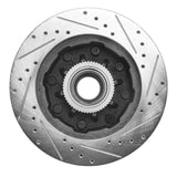 R1 Concepts 1993-1995 Chevrolet G30 Front Left Drilled & Slotted Silver Brake Rotor by R1 Concepts 631-48021L