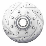 R1 Concepts 1993-1995 Chevrolet G30 Front Left Drilled & Slotted Silver Brake Rotor by R1 Concepts 631-48021L