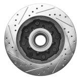 R1 Concepts 1993-1995 Chevrolet G30 Front Right Drilled & Slotted Silver Brake Rotor by R1 Concepts 631-48021R