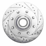 R1 Concepts 1993-1995 Chevrolet G30 Front Right Drilled & Slotted Silver Brake Rotor by R1 Concepts 631-48021R