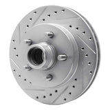 R1 Concepts 1992-2002 Chevrolet Suburban 1500 Front Left Drilled & Slotted Silver Brake Rotor by R1 Concepts 631-48022L