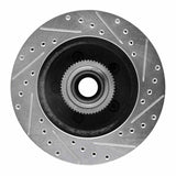 R1 Concepts 1992-2002 Chevrolet Suburban 1500 Front Left Drilled & Slotted Silver Brake Rotor by R1 Concepts 631-48022L