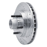 R1 Concepts 1992-2002 Chevrolet C1500 Suburban Front Right Drilled & Slotted Silver Brake Rotor by R1 Concepts 631-48022R