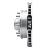 R1 Concepts 1992-2002 Chevrolet C2500 Front Left Drilled & Slotted Silver Brake Rotor by R1 Concepts 631-48023L
