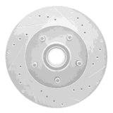 R1 Concepts 1993-1995 Chevrolet G10 Front Right Drilled & Slotted Silver Brake Rotor by R1 Concepts 631-48024R