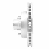 R1 Concepts 1993-1995 Chevrolet G10 Front Right Drilled & Slotted Silver Brake Rotor by R1 Concepts 631-48024R