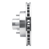 R1 Concepts 1993-1995 Chevrolet G10 Front Left Drilled & Slotted Silver Brake Rotor by R1 Concepts 631-48025L