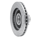 R1 Concepts 1993-1995 Chevrolet G10 Front Left Drilled & Slotted Silver Brake Rotor by R1 Concepts 631-48025L
