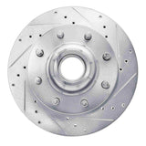 R1 Concepts 1993-2006 Chevrolet G30 Front Right Drilled & Slotted Silver Brake Rotor by R1 Concepts 631-48026R