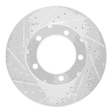R1 Concepts 1994-2006 Chevrolet C3500HD Front Left Drilled & Slotted Silver Brake Rotor by R1 Concepts 631-48027L