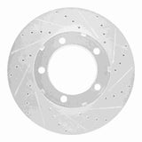 R1 Concepts 1994-2006 Chevrolet C3500HD Front Right Drilled & Slotted Silver Brake Rotor by R1 Concepts 631-48027R