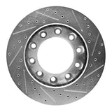 R1 Concepts 1994-2006 Chevrolet C3500HD Rear Left Drilled & Slotted Silver Brake Rotor by R1 Concepts 631-48028L