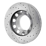 R1 Concepts 1994-2006 Chevrolet C3500HD Rear Left Drilled & Slotted Silver Brake Rotor by R1 Concepts 631-48028L