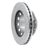 R1 Concepts 1994-2006 Chevrolet C3500HD Rear Right Drilled & Slotted Silver Brake Rotor by R1 Concepts 631-48028R