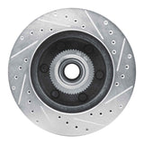 R1 Concepts 1994-2002 Chevrolet C2500 Front Left Drilled & Slotted Silver Brake Rotor by R1 Concepts 631-48031L