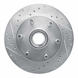 R1 Concepts 1994-2002 Chevrolet C2500 Front Left Drilled & Slotted Silver Brake Rotor by R1 Concepts 631-48031L