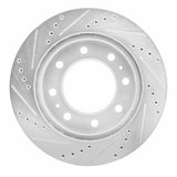 R1 Concepts 1985-2006 Chevrolet P30 Front Right Drilled & Slotted Silver Brake Rotor by R1 Concepts 631-48033R