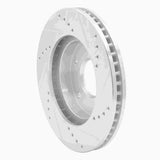 R1 Concepts 1997-2005 Chevrolet Blazer Front Left Drilled & Slotted Silver Brake Rotor by R1 Concepts 631-48034L