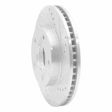 R1 Concepts 1997-2005 Chevrolet S10 Front Right Drilled & Slotted Silver Brake Rotor by R1 Concepts 631-48034R