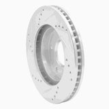 R1 Concepts 1997-2005 Chevrolet S10 Front Right Drilled & Slotted Silver Brake Rotor by R1 Concepts 631-48034R