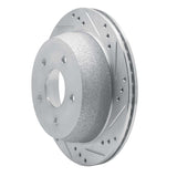 R1 Concepts 1998-2005 Chevrolet S10 Rear Right Drilled & Slotted Silver Brake Rotor by R1 Concepts 631-48035R