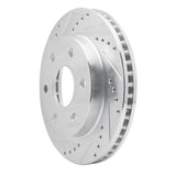 R1 Concepts 1999-2008 Cadillac Escalade ESV Front Left Drilled & Slotted Silver Brake Rotor by R1 Concepts 631-48036L