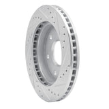 R1 Concepts 1999-2008 Cadillac Escalade ESV Front Left Drilled & Slotted Silver Brake Rotor by R1 Concepts 631-48036L